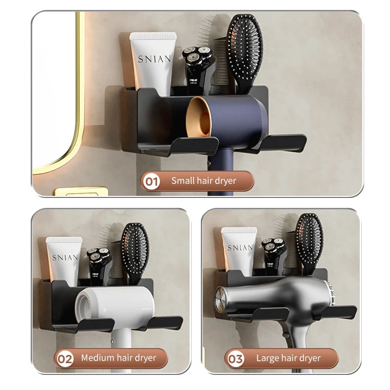 Hair Dryer Holder Wall Mount