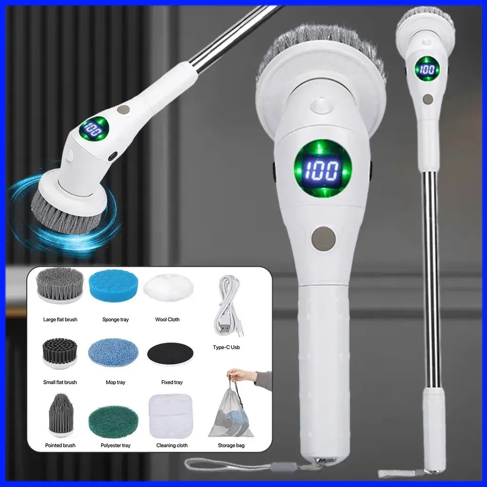 Cordless Powerful Spin Cleaning Brush
