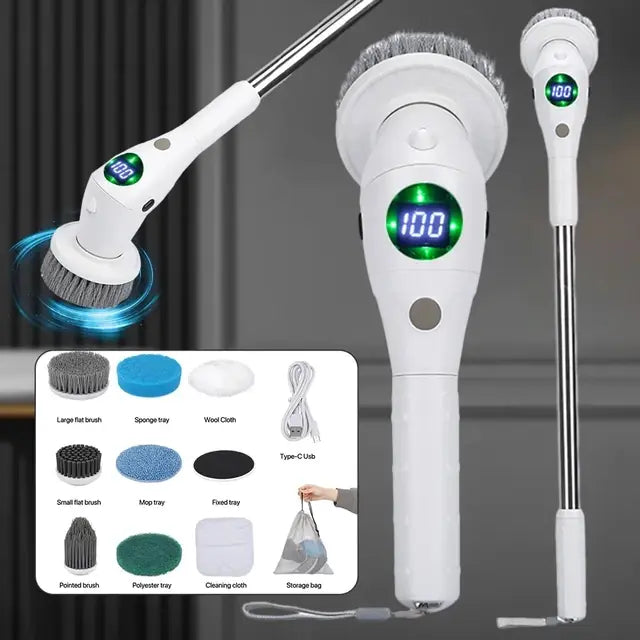 Cordless Powerful Spin Cleaning Brush