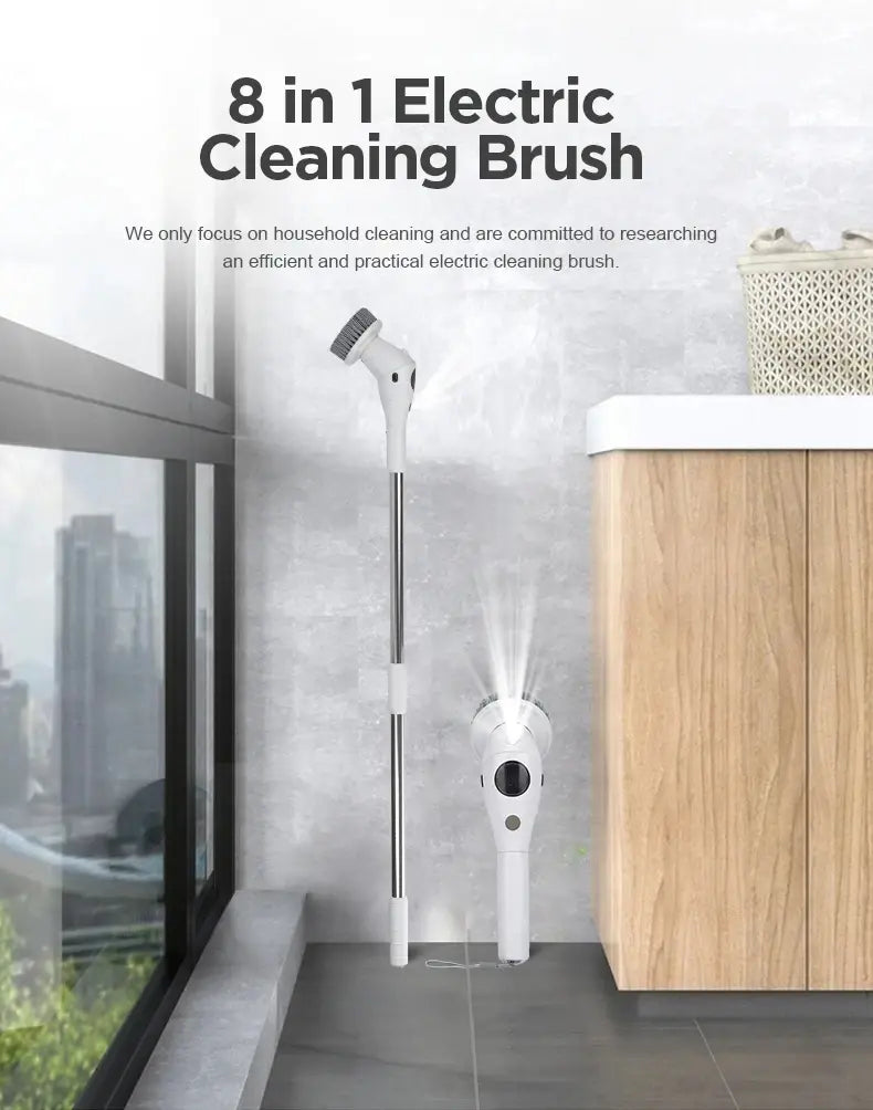 Cordless Powerful Spin Cleaning Brush