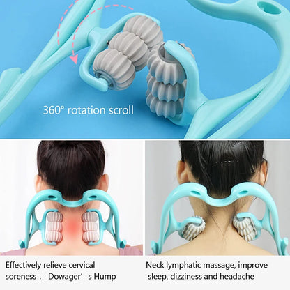 Neck Massager Handheld Shoulder Aids With Ball