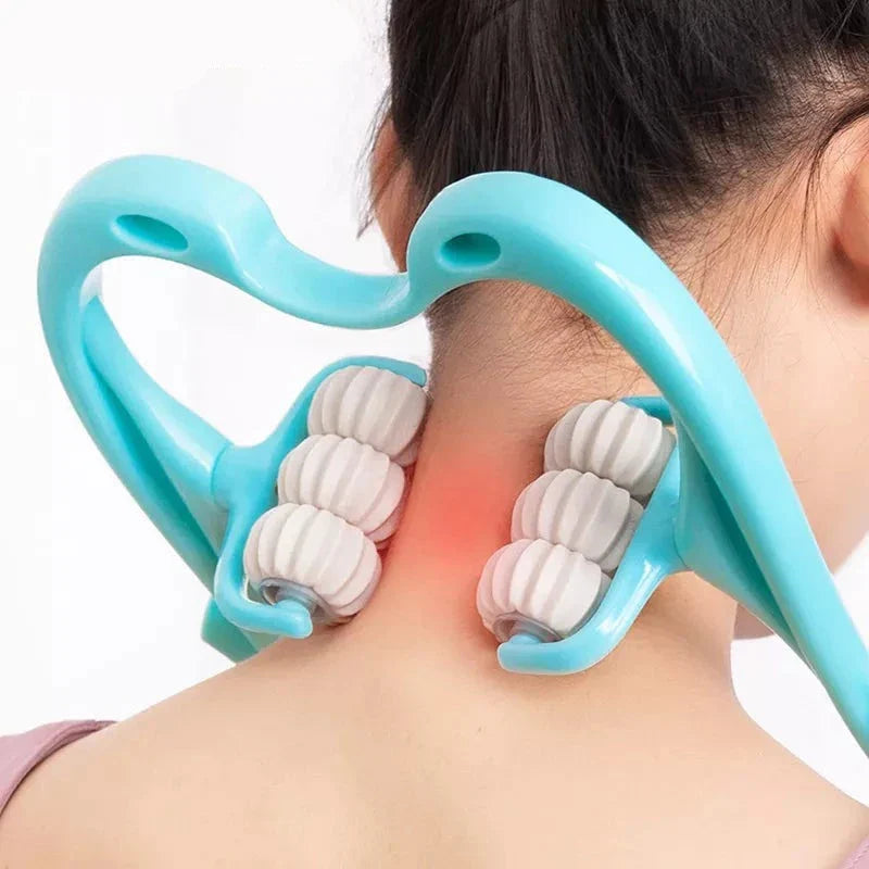 Neck Massager Handheld Shoulder Aids With Ball