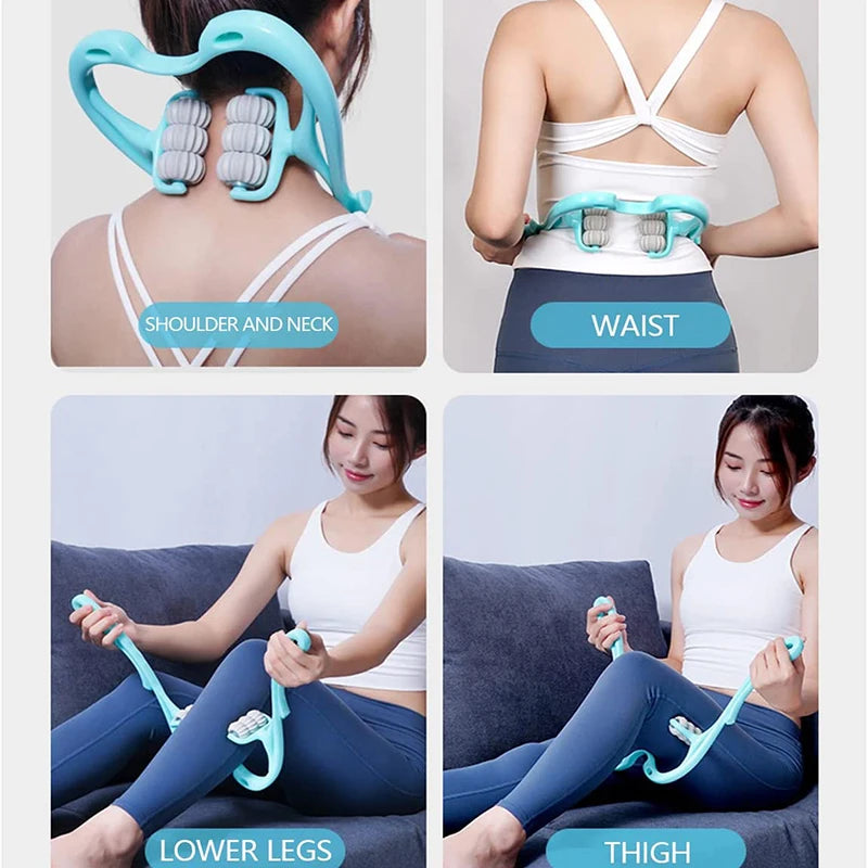 Neck Massager Handheld Shoulder Aids With Ball