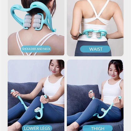 Neck Massager Handheld Shoulder Aids With Ball