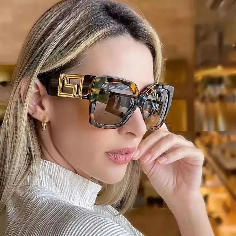 Vintage Oversize Square Sunglasses